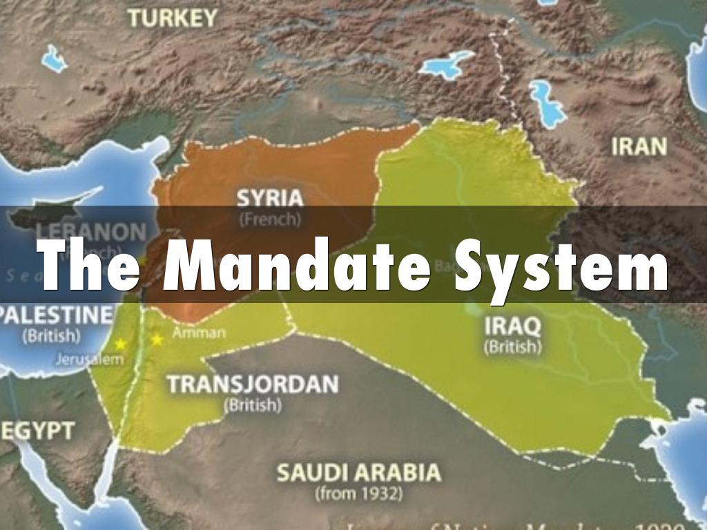 The mandate system